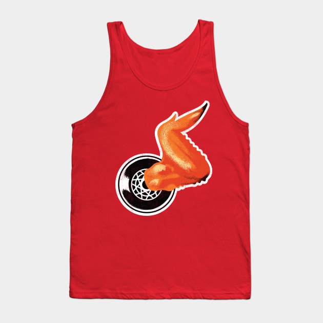 Hot Wings (black variant) Tank Top by toadyco